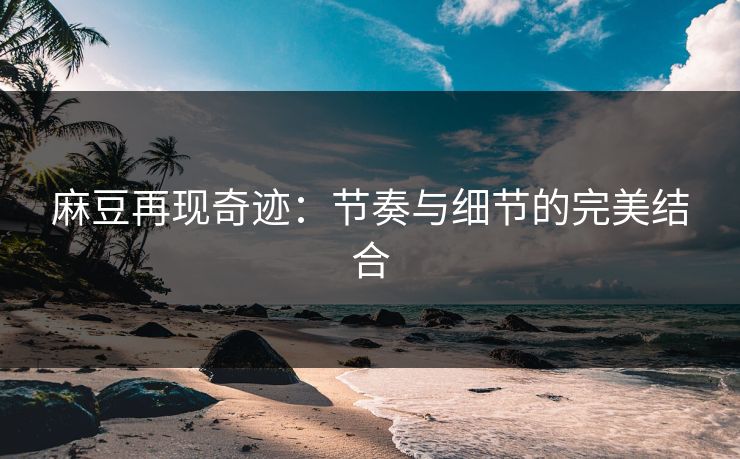 麻豆再现奇迹：节奏与细节的完美结合  第1张