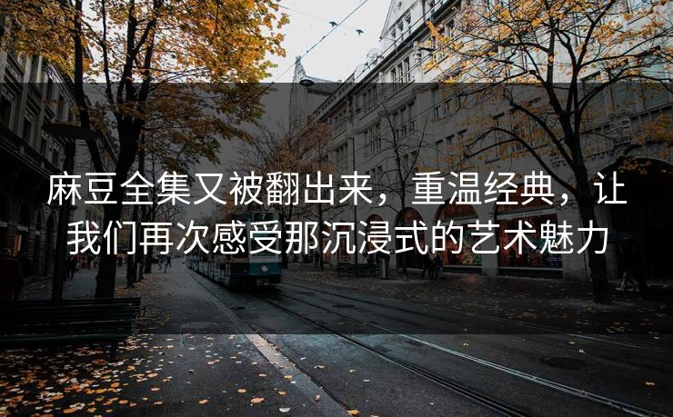 麻豆全集又被翻出来，重温经典，让我们再次感受那沉浸式的艺术魅力  第1张